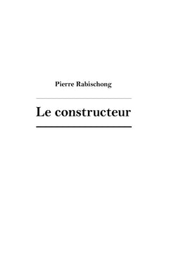 Le constructeur
