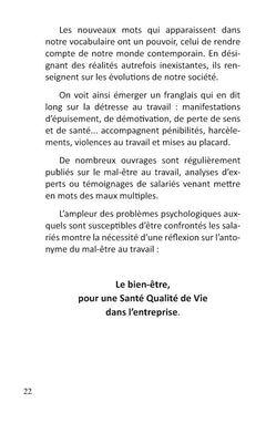 Santé qualité de vie au travail, rêve ou réalité ?