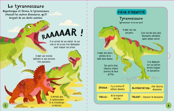 Je construis mes dinosaures en 3D