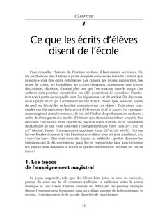 L'école et l'écriture obligatoire