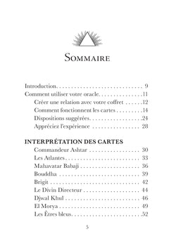 Les maîtres ascensionnés - Cartes Oracle