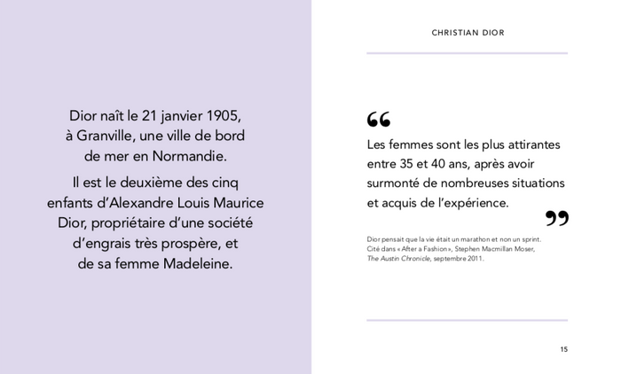 The Little Guide to Christian Dior - Mots de mode