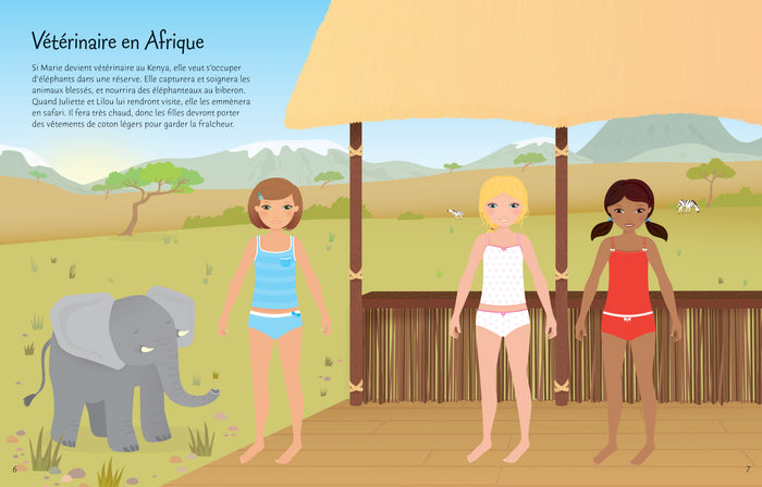 J'habille mes amies - Les métiers de rêve