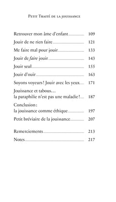 Petit traité de la jouissance - à l'usage de ceux qui en rêvent