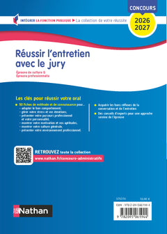Réussir l'entretien avec le jury (Concours de catégories A, B et C) Concours 2026-2027