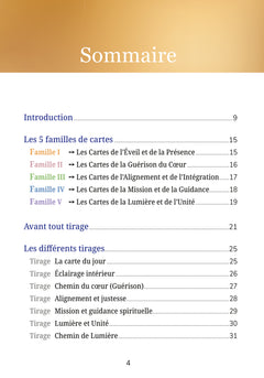 Le Chemin de Lumière - Cartes d'éveil