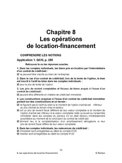 Comptabilité approfondie - DCG - Épreuve 10 - Corrigés des applications