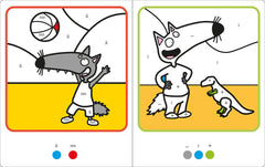 MES COLORIAGES MAGIQUES P'TIT LOUP - TRACES ET FORMES