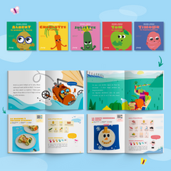 Coffret Graines de demain - 5 albums + 1 éplucheur