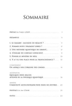 Du hasard quantique à la conscience - Un questionnement entre science et philosophie