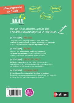 Mon programme en 3 mois - Italien initiation