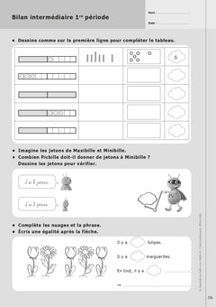J'apprends les maths avec Picbille CP - Fiches renforcement et différenciation