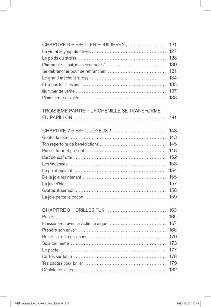 Aime-toi et la vie suivra