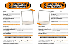Carnet du fan de manga et d'anime