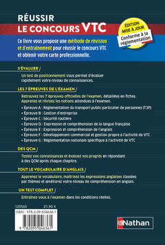 Réussir le concours VTC - Devenir chauffeur : la préparation complète à l'examen