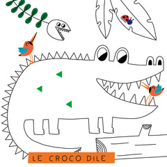 Mon colo méli-mélo - Animaux de la jungle