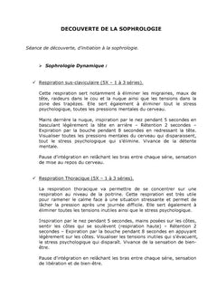 Animer des séances de sophrologie: 10 séances thématiques de groupe