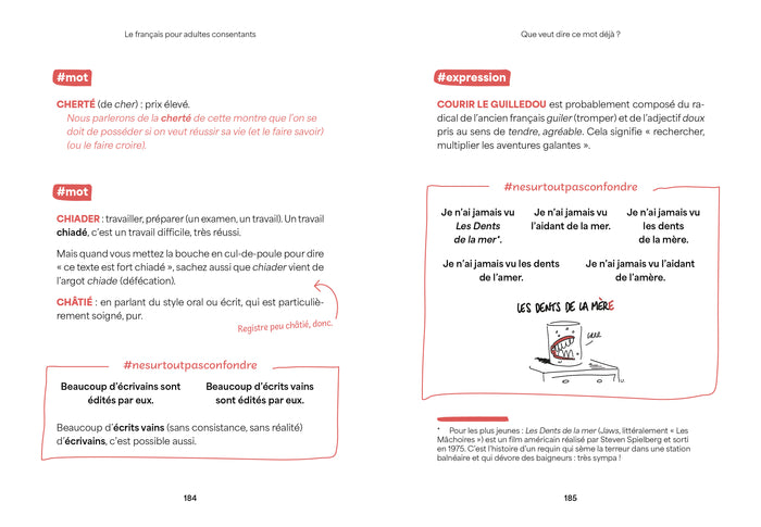 Le français pour adultes consentants