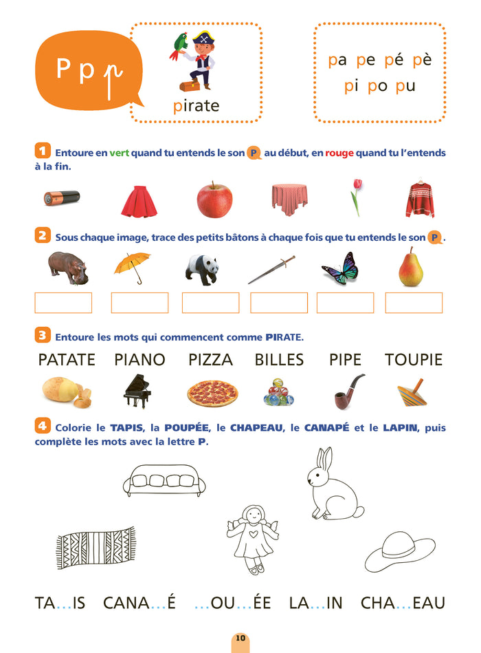 Mon cahier pour apprendre à lire - Découvrir les sons, les syllabes, les mots