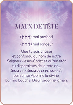 Prières de guérison