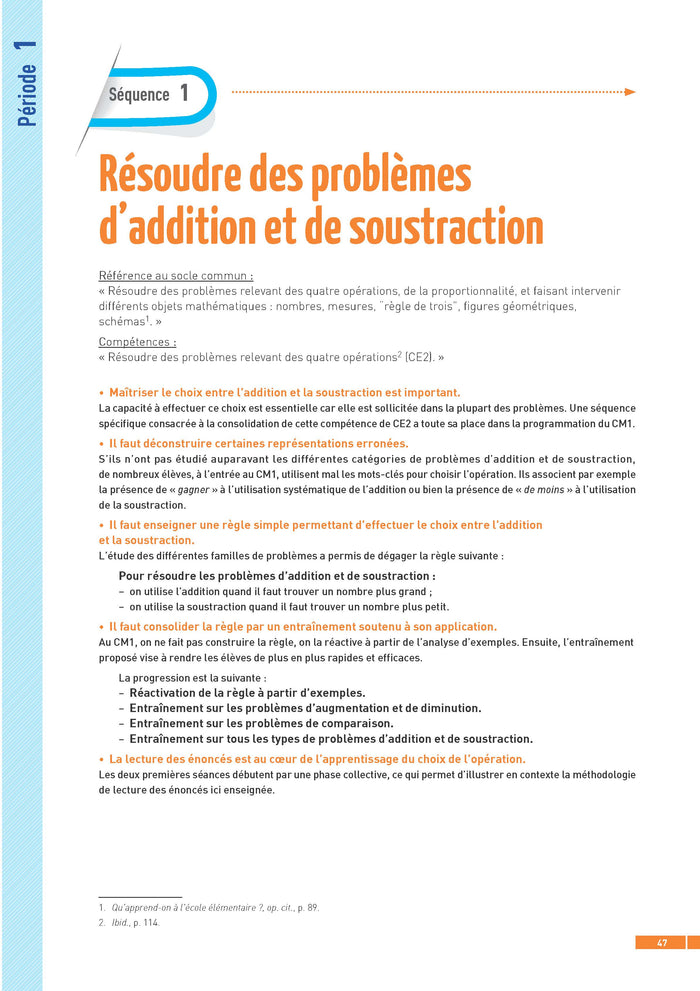 Résoudre des problèmes CM1