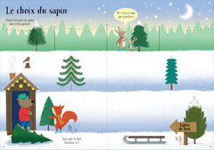 Les sapins de Noël - Mes autocollants brillants