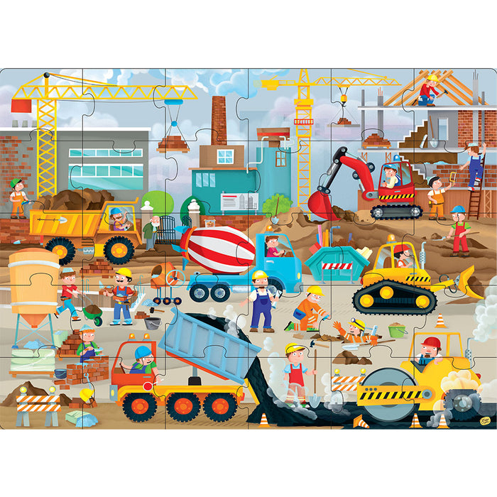 Les véhicules du chantier