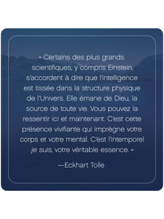 L'Appel du moment présent d'Eckhart Tolle - 52 cartes pour calmer l'esprit et vivre dans l'ici et maintenant