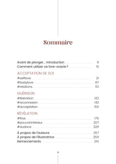 Mon livre oracle Self Love - Pour oser l'amour de soi et se révéler