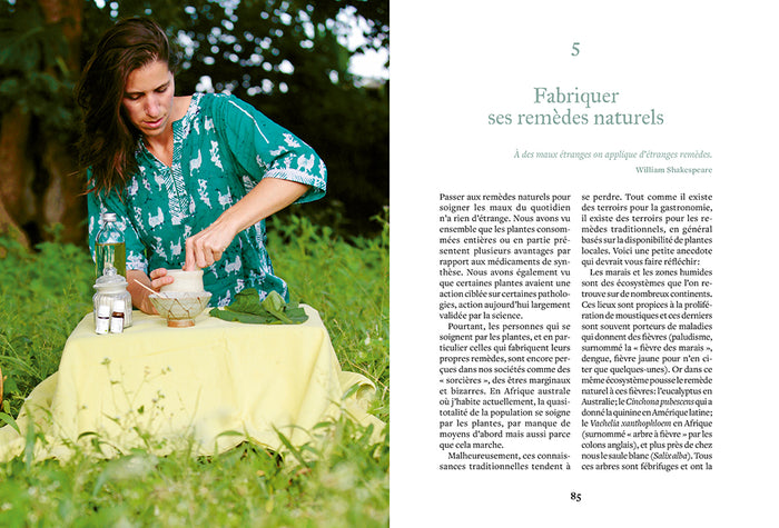 La pharmacie naturelle - Avec des plantes médicinales sauvages et du jardin