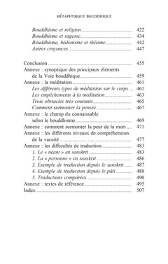 Métaphysique bouddhique