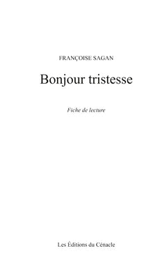 Bonjour tristesse