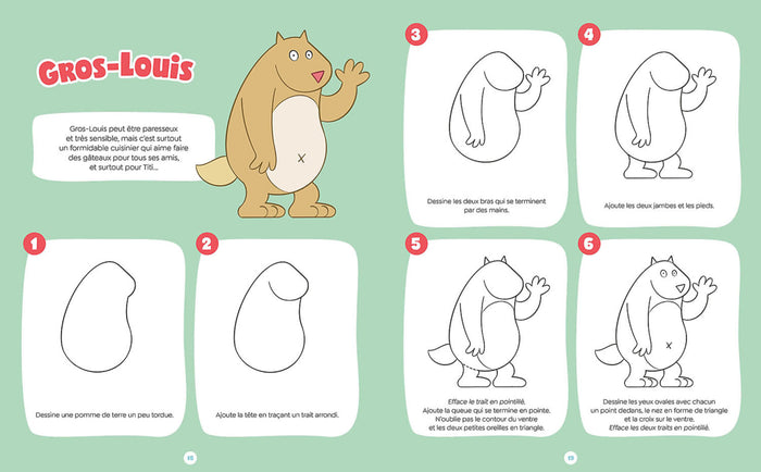 Je dessine Loup et ses amis