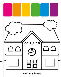 Ma première palette de peinture - À l'école