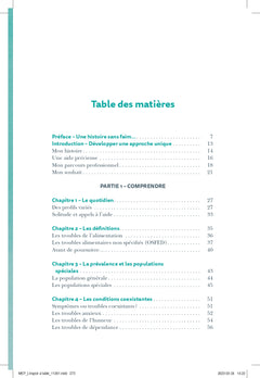 L'espoir à table - Outils pour affronter les troubles alimentaires. - Une approche multidisciplinaire pour les personnes présentant