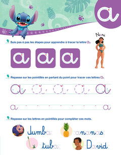 Disney - Lilo et Stitch - Mon cahier effaçable - J'écris les lettres minuscules (4 - 6 ans)