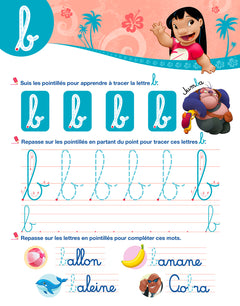 Disney - Lilo et Stitch - Mon cahier effaçable - J'écris les lettres minuscules (4 - 6 ans)