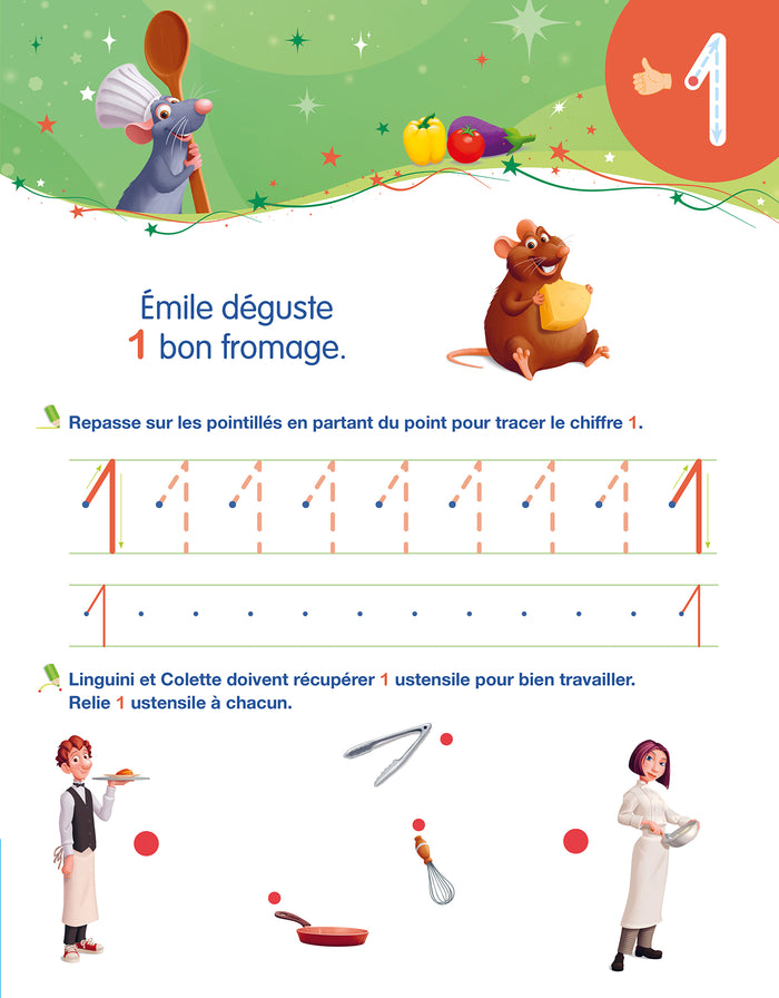 Mon cahier effaçable - J'écris les nombres