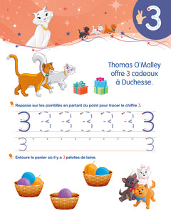 Mon cahier effaçable - J'écris les nombres