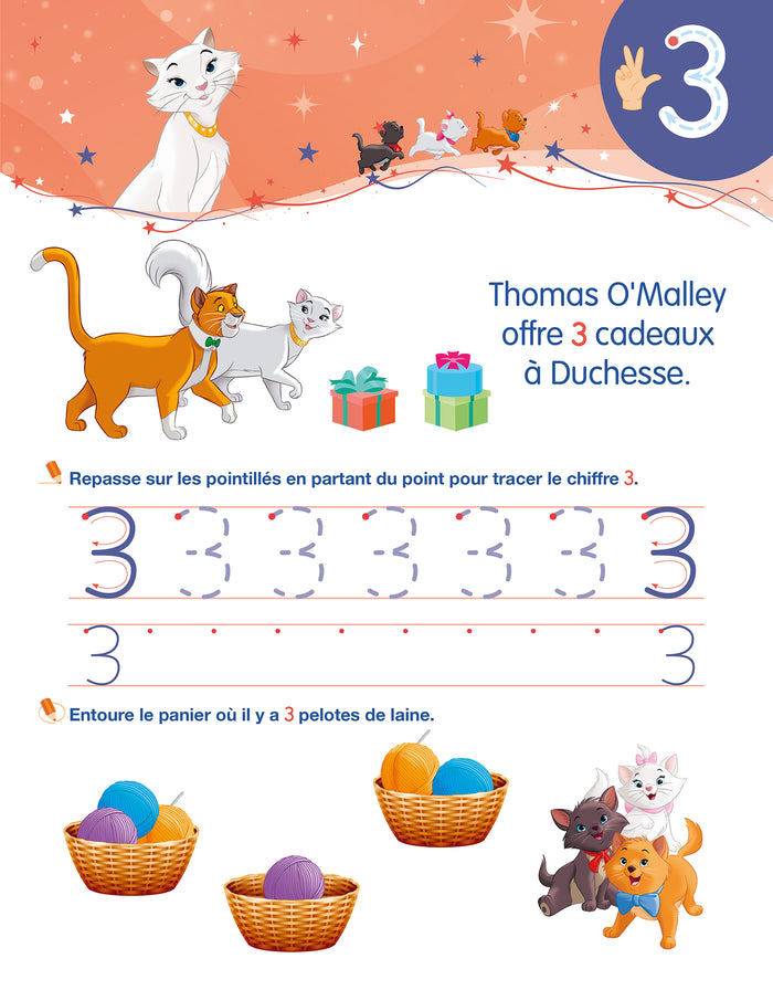 Mon cahier effaçable - J'écris les nombres