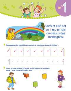 Sami et Julie Maternelle - Mon cahier effaçable - J'écris les nombres