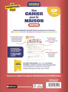 Maths CP : Mon cahier pour la maison