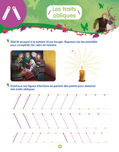 Disney - La Reine des neiges Mon cahier effaçable - Mes premiers tracés, formes et dessins (2-6 ans)