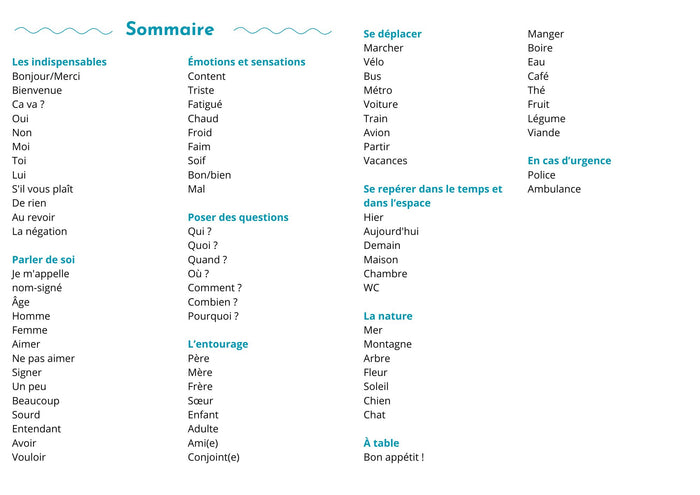 La langue des signes française dans votre poche