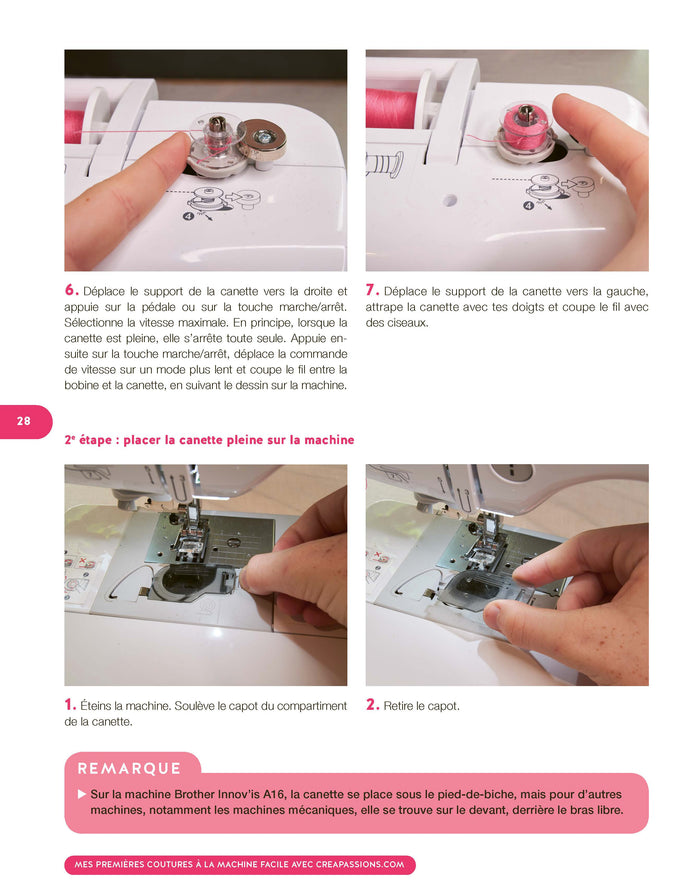 Mes premières coutures à la machine