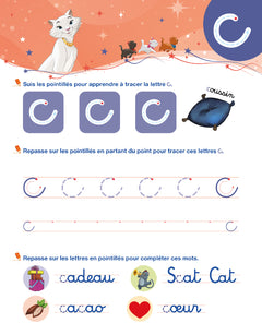 Mon cahier effaçable - J'écris les lettres minuscules