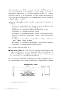 TAF (Tableau des Actions à Faire)
