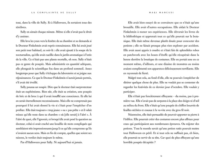 Twisted Tale - La Complainte de Sally