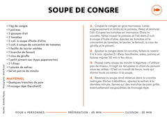 Coffret fiche -  Soupes