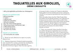 Coffret fiche - Pâtes